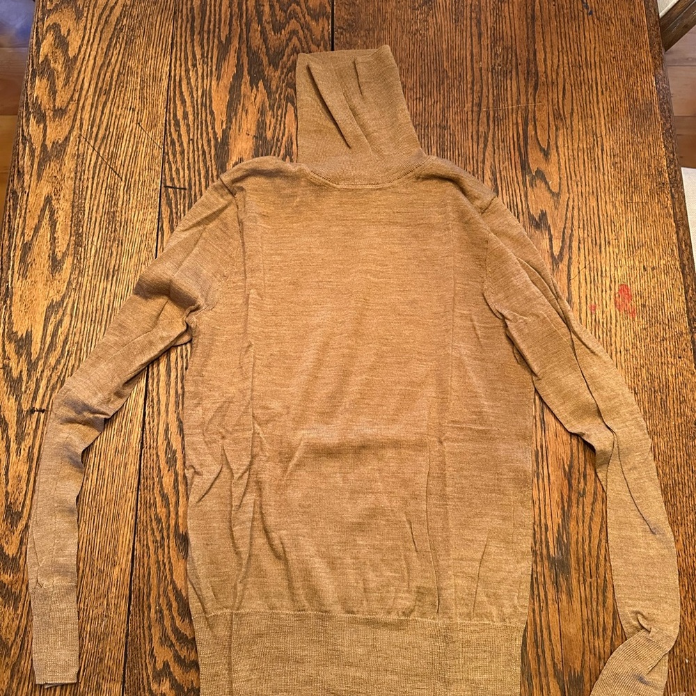 J. Crew Men's Brown Turtleneck Sweater